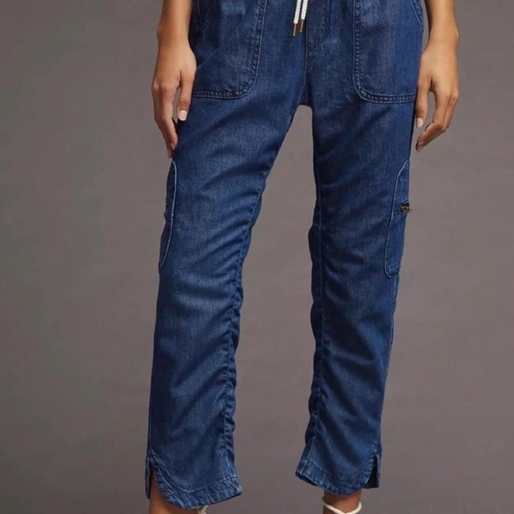 Anthropologie Women's Blue and Navy Jeans